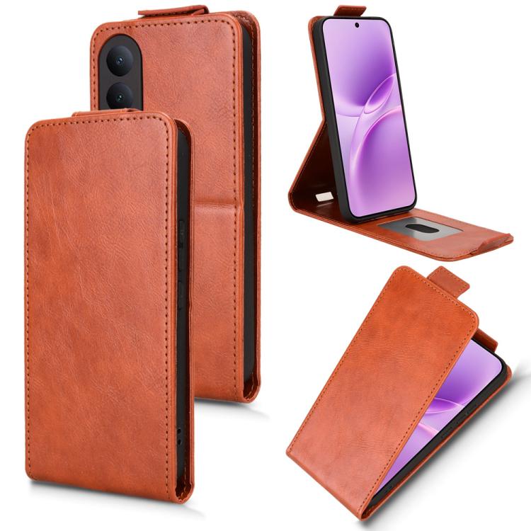 Magnetic Vertical Flip Leather Phone Case with Buckle, For vivo iQOO Z11S / V80 Lite SEA, For vivo S2 5G, For vivo T5e 4G, For vivo X300 E 5G, For vivo X300 FE 5G / S50 Pro mimi 5G, For vivo Y600 Pro 5G, For vivo T5 Pro 5G / iQOO Z11                   ...