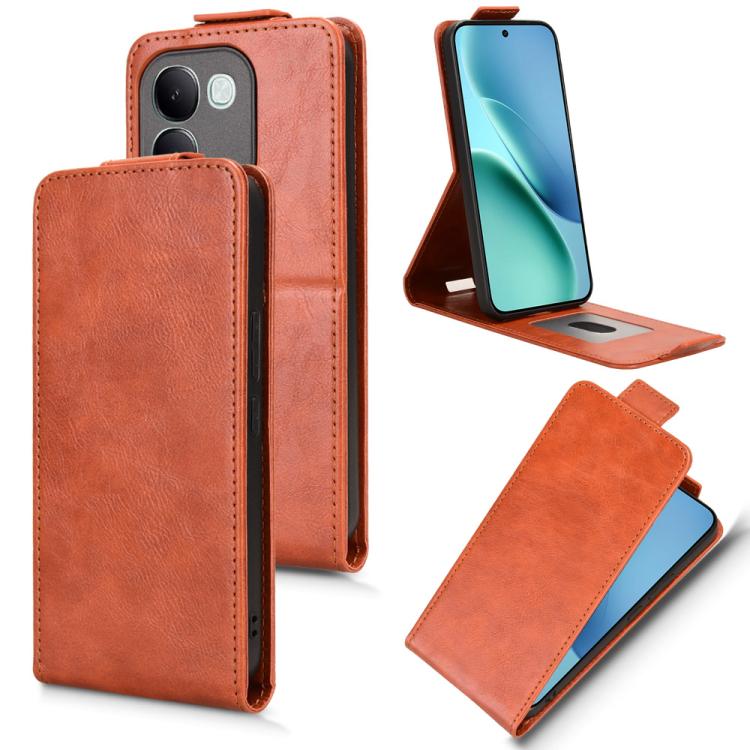 Magnetic Vertical Flip Leather Phone Case with Buckle, For vivo iQOO Z11S / V80 Lite SEA, For vivo S2 5G, For vivo T5e 4G, For vivo X300 E 5G, For vivo X300 FE 5G / S50 Pro mimi 5G, For vivo Y600 Pro 5G, For vivo T5 Pro 5G / iQOO Z11                   ...