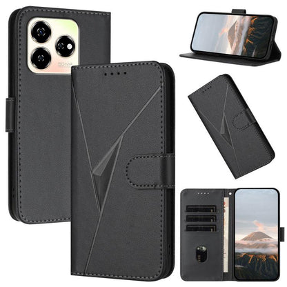 Triangle Pattern Buckle Clasp Leather Phone Case, For ZTE Blade V70, For ZTE Blade V60 Design, For ZTE Blade A75 5G / Nubia Focus, For ZTE Blade A75 4G, For ZTE nubia Z60S Pro, For ZTE Blade A55 / A35, For ZTE Axon 60                                   ...