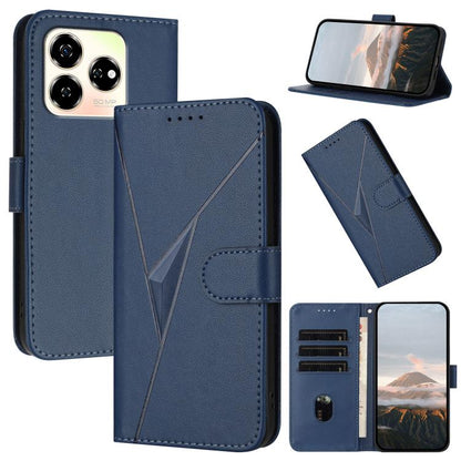 Triangle Pattern Buckle Clasp Leather Phone Case, For ZTE Blade V70, For ZTE Blade V60 Design, For ZTE Blade A75 5G / Nubia Focus, For ZTE Blade A75 4G, For ZTE nubia Z60S Pro, For ZTE Blade A55 / A35, For ZTE Axon 60                                   ...
