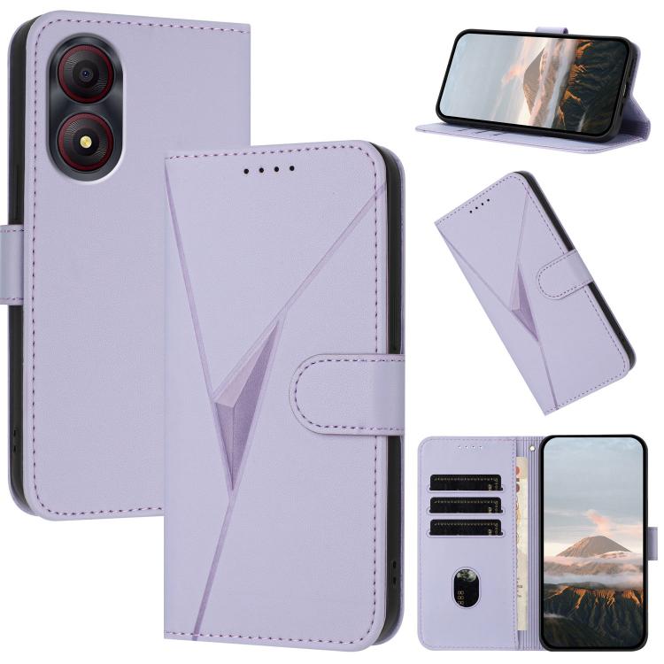 Triangle Pattern Buckle Clasp Leather Phone Case, For ZTE Blade V70, For ZTE Blade V60 Design, For ZTE Blade A75 5G / Nubia Focus, For ZTE Blade A75 4G, For ZTE nubia Z60S Pro, For ZTE Blade A55 / A35, For ZTE Axon 60                                   ...