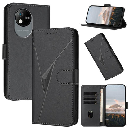 Triangle Pattern Buckle Clasp Leather Phone Case, For ZTE Kantan Sumaho 4 A402ZT, For ZTE Voyage 40, For ZTE Fresh 50, For ZTE Voyage 41 5G, For ZTE Blade A35e 4G, For ZTE Blade A35e Brazil, For ZTE Blade A35e Global, For ZTE nubia Music 2             ...