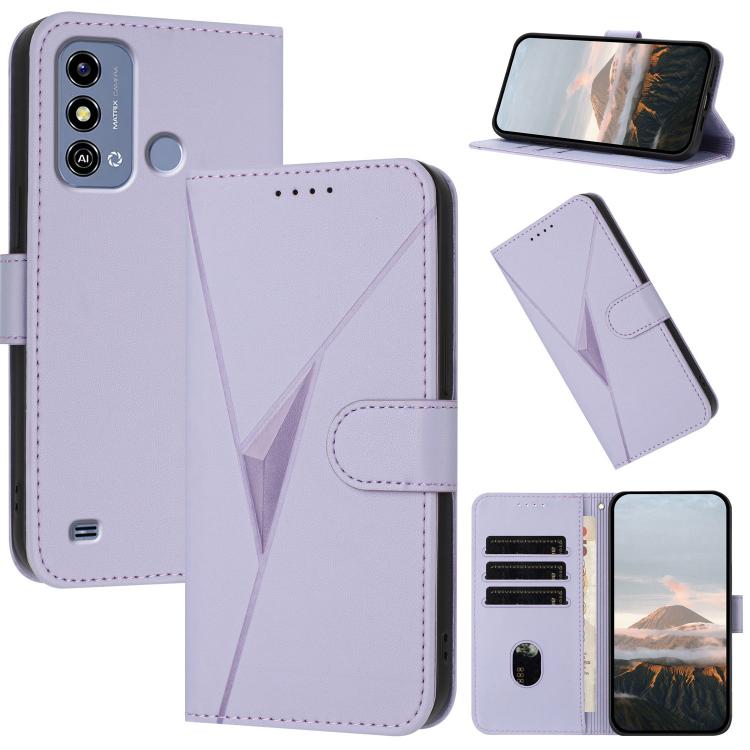 Triangle Pattern Buckle Clasp Leather Phone Case, For ZTE nubia Z60 Ultra, For ZTE Blade A54, For ZTE Blade A73 4G / Blade V50 Design 4G, For ZTE Blade A73 5G, For ZTE Blade V50 Vita, For ZTE Blade A33s, For ZTE Blade A53 Pro, For ZTE Blade A72s       ...