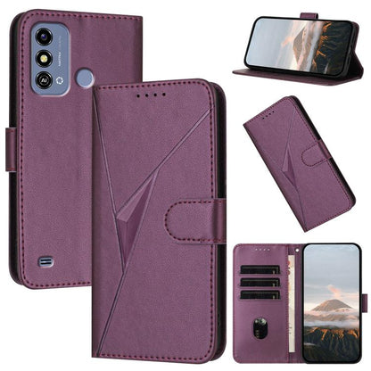 Triangle Pattern Buckle Clasp Leather Phone Case, For ZTE nubia Z60 Ultra, For ZTE Blade A54, For ZTE Blade A73 4G / Blade V50 Design 4G, For ZTE Blade A73 5G, For ZTE Blade V50 Vita, For ZTE Blade A33s, For ZTE Blade A53 Pro, For ZTE Blade A72s       ...