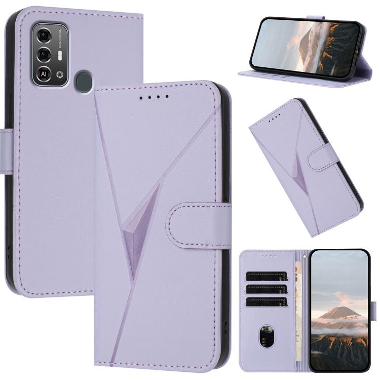 Triangle Pattern Buckle Clasp Leather Phone Case, For ZTE nubia Z60 Ultra, For ZTE Blade A54, For ZTE Blade A73 4G / Blade V50 Design 4G, For ZTE Blade A73 5G, For ZTE Blade V50 Vita, For ZTE Blade A33s, For ZTE Blade A53 Pro, For ZTE Blade A72s       ...