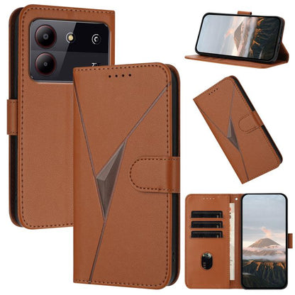 Triangle Pattern Buckle Clasp Leather Phone Case, For ZTE nubia Z60 Ultra, For ZTE Blade A54, For ZTE Blade A73 4G / Blade V50 Design 4G, For ZTE Blade A73 5G, For ZTE Blade V50 Vita, For ZTE Blade A33s, For ZTE Blade A53 Pro, For ZTE Blade A72s       ...