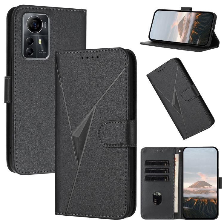 Triangle Pattern Buckle Clasp Leather Phone Case, For ZTE nubia Z60 Ultra, For ZTE Blade A54, For ZTE Blade A73 4G / Blade V50 Design 4G, For ZTE Blade A73 5G, For ZTE Blade V50 Vita, For ZTE Blade A33s, For ZTE Blade A53 Pro, For ZTE Blade A72s       ...