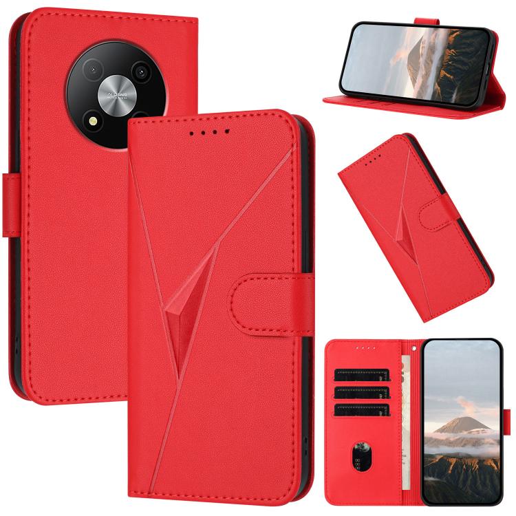 Triangle Pattern Buckle Clasp Leather Phone Case, For ZTE nubia Z60 Ultra, For ZTE Blade A54, For ZTE Blade A73 4G / Blade V50 Design 4G, For ZTE Blade A73 5G, For ZTE Blade V50 Vita, For ZTE Blade A33s, For ZTE Blade A53 Pro, For ZTE Blade A72s       ...