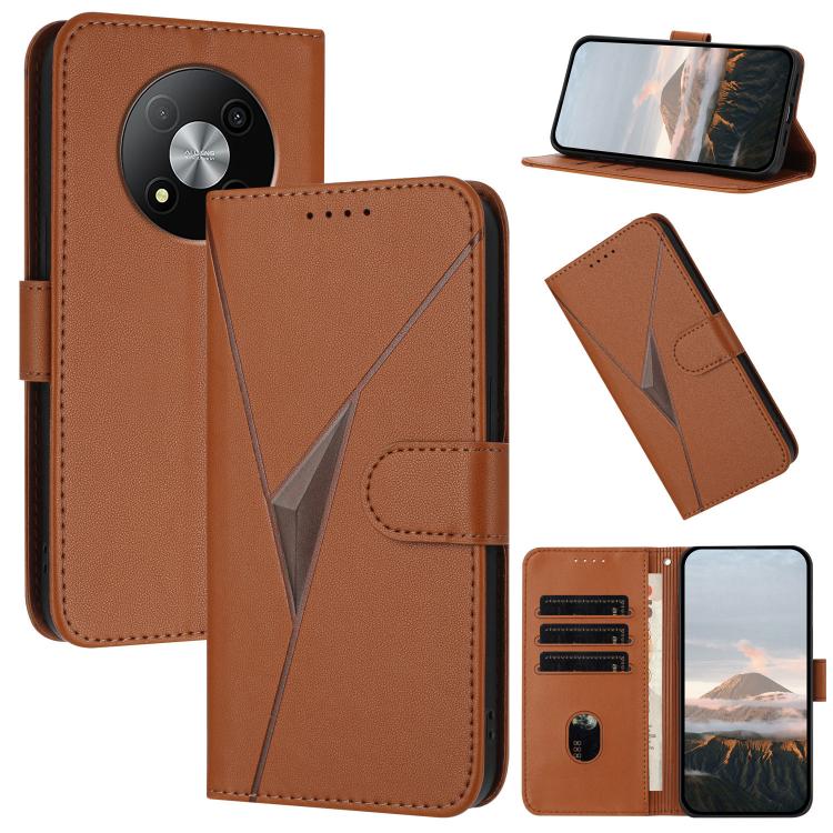 Triangle Pattern Buckle Clasp Leather Phone Case, For ZTE nubia Z60 Ultra, For ZTE Blade A54, For ZTE Blade A73 4G / Blade V50 Design 4G, For ZTE Blade A73 5G, For ZTE Blade V50 Vita, For ZTE Blade A33s, For ZTE Blade A53 Pro, For ZTE Blade A72s       ...