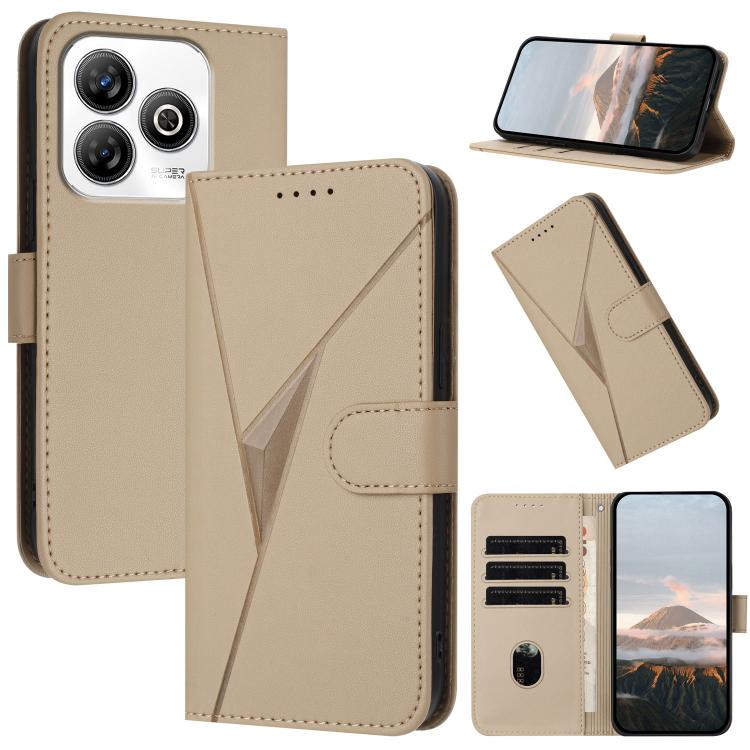 Triangle Pattern Buckle Clasp Leather Phone Case, For ZTE Blade V70, For ZTE Blade V60 Design, For ZTE Blade A75 5G / Nubia Focus, For ZTE Blade A75 4G, For ZTE nubia Z60S Pro, For ZTE Blade A55 / A35, For ZTE Axon 60                                   ...