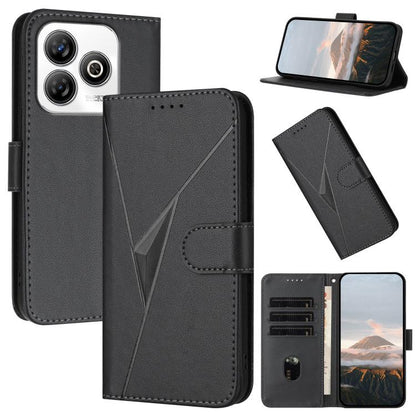 Triangle Pattern Buckle Clasp Leather Phone Case, For ZTE Blade V70, For ZTE Blade V60 Design, For ZTE Blade A75 5G / Nubia Focus, For ZTE Blade A75 4G, For ZTE nubia Z60S Pro, For ZTE Blade A55 / A35, For ZTE Axon 60                                   ...