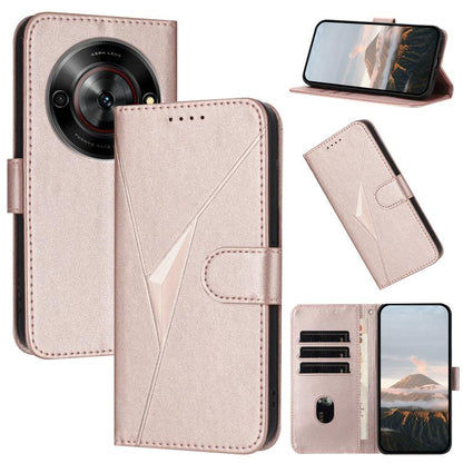Triangle Pattern Buckle Clasp Leather Phone Case, For ZTE Blade V70, For ZTE Blade V60 Design, For ZTE Blade A75 5G / Nubia Focus, For ZTE Blade A75 4G, For ZTE nubia Z60S Pro, For ZTE Blade A55 / A35, For ZTE Axon 60                                   ...