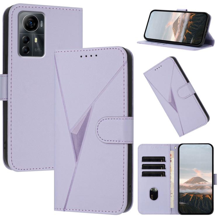 Triangle Pattern Buckle Clasp Leather Phone Case, For ZTE nubia Z60 Ultra, For ZTE Blade A54, For ZTE Blade A73 4G / Blade V50 Design 4G, For ZTE Blade A73 5G, For ZTE Blade V50 Vita, For ZTE Blade A33s, For ZTE Blade A53 Pro, For ZTE Blade A72s       ...