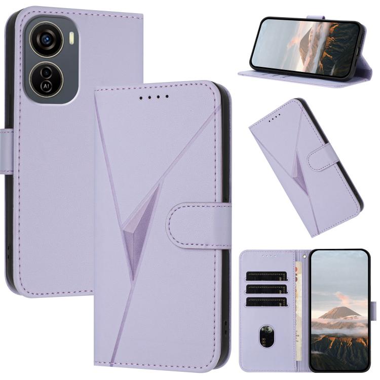 Triangle Pattern Buckle Clasp Leather Phone Case, For ZTE Blade V70, For ZTE Blade V60 Design, For ZTE Blade A75 5G / Nubia Focus, For ZTE Blade A75 4G, For ZTE nubia Z60S Pro, For ZTE Blade A55 / A35, For ZTE Axon 60                                   ...