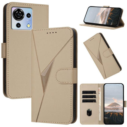 Triangle Pattern Buckle Clasp Leather Phone Case, For ZTE nubia Z60 Ultra, For ZTE Blade A54, For ZTE Blade A73 4G / Blade V50 Design 4G, For ZTE Blade A73 5G, For ZTE Blade V50 Vita, For ZTE Blade A33s, For ZTE Blade A53 Pro, For ZTE Blade A72s       ...
