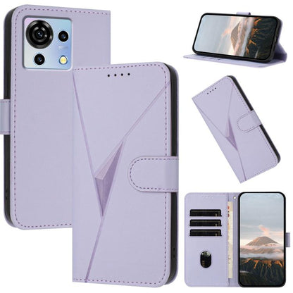 Triangle Pattern Buckle Clasp Leather Phone Case, For ZTE nubia Z60 Ultra, For ZTE Blade A54, For ZTE Blade A73 4G / Blade V50 Design 4G, For ZTE Blade A73 5G, For ZTE Blade V50 Vita, For ZTE Blade A33s, For ZTE Blade A53 Pro, For ZTE Blade A72s       ...