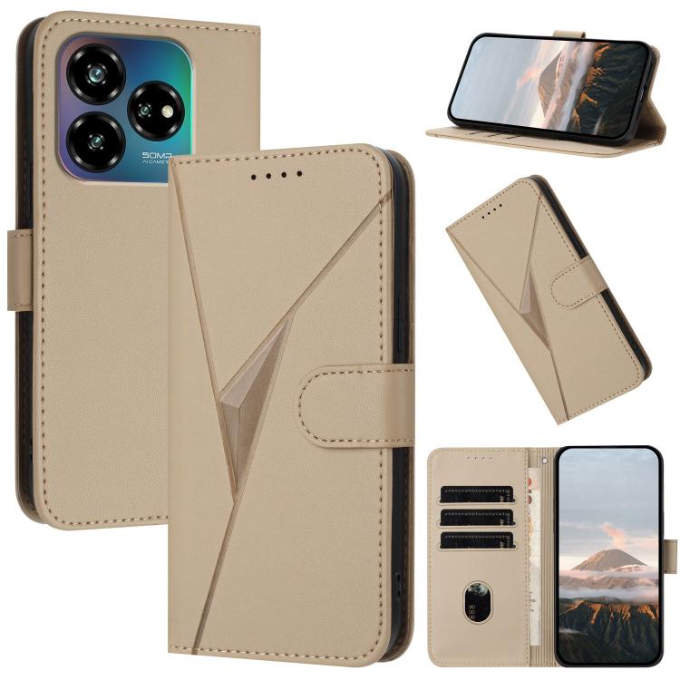 Triangle Pattern Buckle Clasp Leather Phone Case, For ZTE Blade V70, For ZTE Blade V60 Design, For ZTE Blade A75 5G / Nubia Focus, For ZTE Blade A75 4G, For ZTE nubia Z60S Pro, For ZTE Blade A55 / A35, For ZTE Axon 60                                   ...