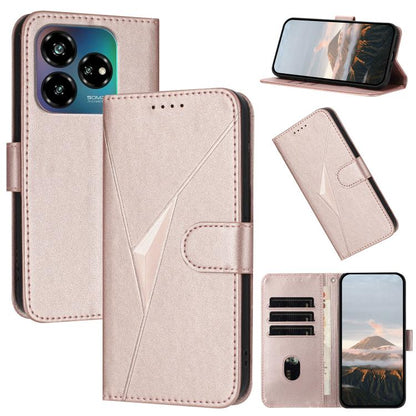 Triangle Pattern Buckle Clasp Leather Phone Case, For ZTE Blade V70, For ZTE Blade V60 Design, For ZTE Blade A75 5G / Nubia Focus, For ZTE Blade A75 4G, For ZTE nubia Z60S Pro, For ZTE Blade A55 / A35, For ZTE Axon 60                                   ...