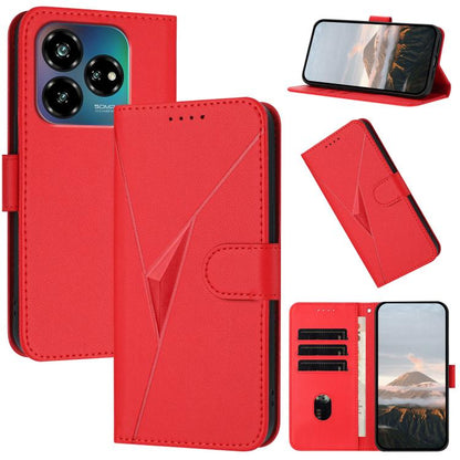 Triangle Pattern Buckle Clasp Leather Phone Case, For ZTE Blade V70, For ZTE Blade V60 Design, For ZTE Blade A75 5G / Nubia Focus, For ZTE Blade A75 4G, For ZTE nubia Z60S Pro, For ZTE Blade A55 / A35, For ZTE Axon 60                                   ...