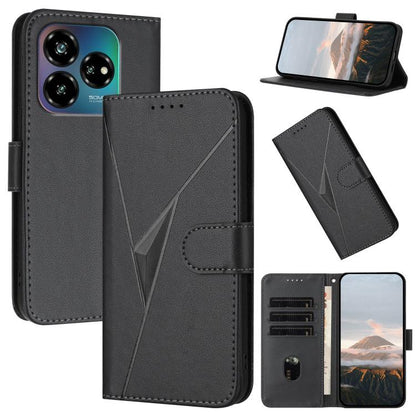 Triangle Pattern Buckle Clasp Leather Phone Case, For ZTE Blade V70, For ZTE Blade V60 Design, For ZTE Blade A75 5G / Nubia Focus, For ZTE Blade A75 4G, For ZTE nubia Z60S Pro, For ZTE Blade A55 / A35, For ZTE Axon 60                                   ...