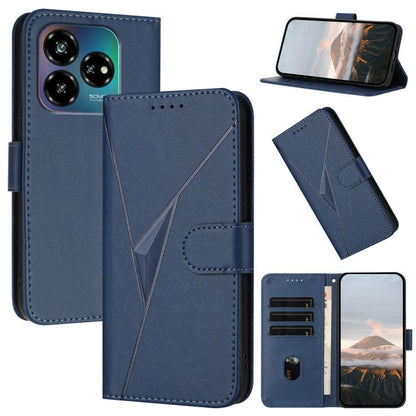 Triangle Pattern Buckle Clasp Leather Phone Case, For ZTE Blade V70, For ZTE Blade V60 Design, For ZTE Blade A75 5G / Nubia Focus, For ZTE Blade A75 4G, For ZTE nubia Z60S Pro, For ZTE Blade A55 / A35, For ZTE Axon 60                                   ...