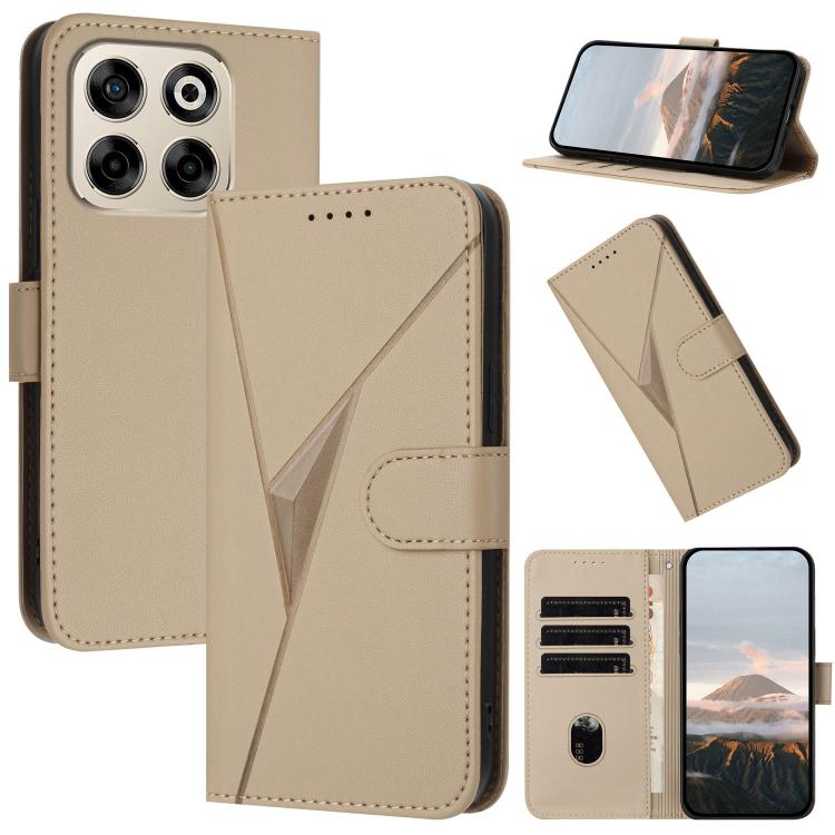 Triangle Pattern Buckle Clasp Leather Phone Case, For ZTE Blade V70, For ZTE Blade V60 Design, For ZTE Blade A75 5G / Nubia Focus, For ZTE Blade A75 4G, For ZTE nubia Z60S Pro, For ZTE Blade A55 / A35, For ZTE Axon 60                                   ...
