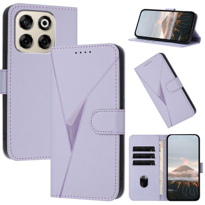 Triangle Pattern Buckle Clasp Leather Phone Case, For ZTE Blade V70, For ZTE Blade V60 Design, For ZTE Blade A75 5G / Nubia Focus, For ZTE Blade A75 4G, For ZTE nubia Z60S Pro, For ZTE Blade A55 / A35, For ZTE Axon 60                                   ...