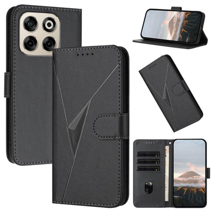 Triangle Pattern Buckle Clasp Leather Phone Case, For ZTE Blade V70, For ZTE Blade V60 Design, For ZTE Blade A75 5G / Nubia Focus, For ZTE Blade A75 4G, For ZTE nubia Z60S Pro, For ZTE Blade A55 / A35, For ZTE Axon 60                                   ...
