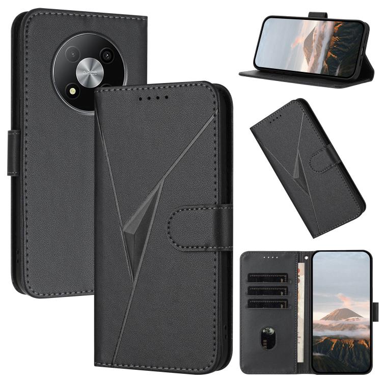 Triangle Pattern Buckle Clasp Leather Phone Case, For ZTE Kantan Sumaho 4 A402ZT, For ZTE Voyage 40, For ZTE Fresh 50, For ZTE Voyage 41 5G, For ZTE Blade A35e 4G, For ZTE Blade A35e Brazil, For ZTE Blade A35e Global, For ZTE nubia Music 2             ...