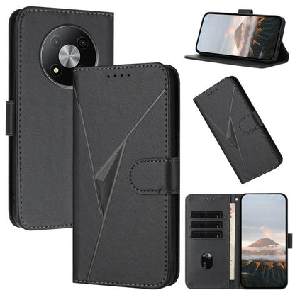 Triangle Pattern Buckle Clasp Leather Phone Case, For ZTE Kantan Sumaho 4 A402ZT, For ZTE Voyage 40, For ZTE Fresh 50, For ZTE Voyage 41 5G, For ZTE Blade A35e 4G, For ZTE Blade A35e Brazil, For ZTE Blade A35e Global, For ZTE nubia Music 2             ...