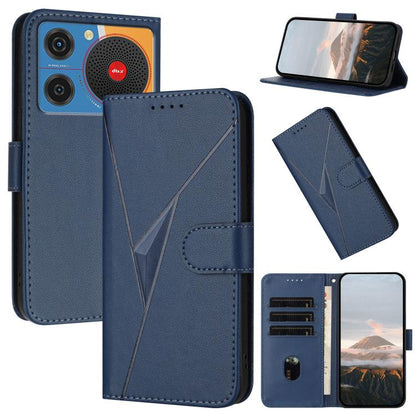 Triangle Pattern Buckle Clasp Leather Phone Case, For ZTE Blade V70, For ZTE Blade V60 Design, For ZTE Blade A75 5G / Nubia Focus, For ZTE Blade A75 4G, For ZTE nubia Z60S Pro, For ZTE Blade A55 / A35, For ZTE Axon 60                                   ...