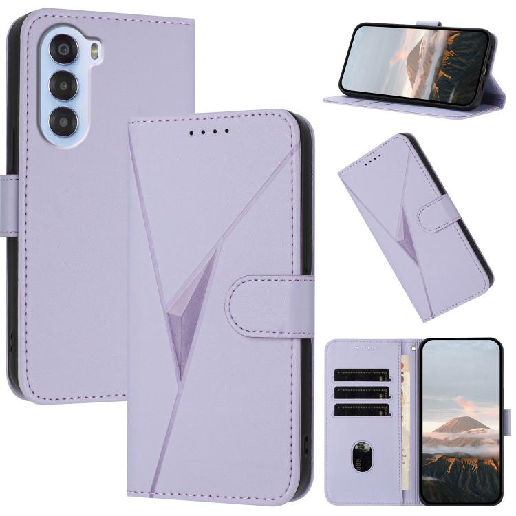 Triangle Pattern Buckle Clasp Leather Phone Case, For ZTE Kantan Sumaho 4 A402ZT, For ZTE Voyage 40, For ZTE Fresh 50, For ZTE Voyage 41 5G, For ZTE Blade A35e 4G, For ZTE Blade A35e Brazil, For ZTE Blade A35e Global, For ZTE nubia Music 2             ...