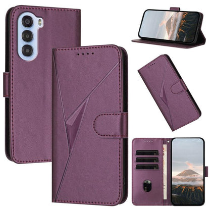 Triangle Pattern Buckle Clasp Leather Phone Case, For ZTE Kantan Sumaho 4 A402ZT, For ZTE Voyage 40, For ZTE Fresh 50, For ZTE Voyage 41 5G, For ZTE Blade A35e 4G, For ZTE Blade A35e Brazil, For ZTE Blade A35e Global, For ZTE nubia Music 2             ...