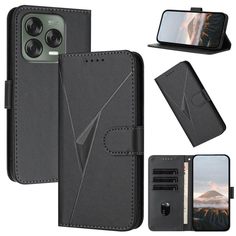 Triangle Pattern Buckle Clasp Leather Phone Case, For ZTE Kantan Sumaho 4 A402ZT, For ZTE Voyage 40, For ZTE Fresh 50, For ZTE Voyage 41 5G, For ZTE Blade A35e 4G, For ZTE Blade A35e Brazil, For ZTE Blade A35e Global, For ZTE nubia Music 2             ...