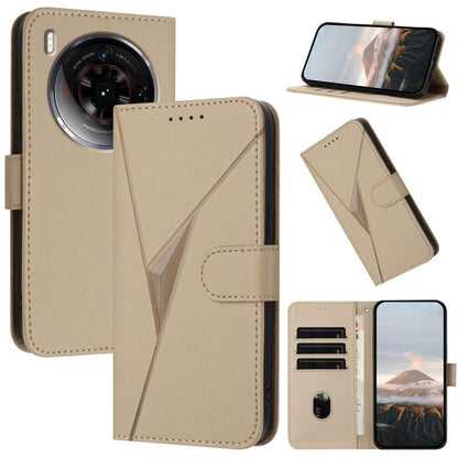 Triangle Pattern Buckle Clasp Leather Phone Case, For ZTE nubia Z60 Ultra, For ZTE Blade A54, For ZTE Blade A73 4G / Blade V50 Design 4G, For ZTE Blade A73 5G, For ZTE Blade V50 Vita, For ZTE Blade A33s, For ZTE Blade A53 Pro, For ZTE Blade A72s       ...