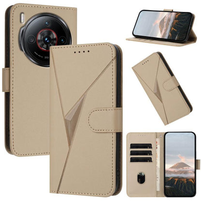 Triangle Pattern Buckle Clasp Leather Phone Case, For ZTE Blade V70, For ZTE Blade V60 Design, For ZTE Blade A75 5G / Nubia Focus, For ZTE Blade A75 4G, For ZTE nubia Z60S Pro, For ZTE Blade A55 / A35, For ZTE Axon 60                                   ...