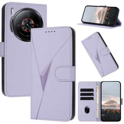 Triangle Pattern Buckle Clasp Leather Phone Case, For ZTE Blade V70, For ZTE Blade V60 Design, For ZTE Blade A75 5G / Nubia Focus, For ZTE Blade A75 4G, For ZTE nubia Z60S Pro, For ZTE Blade A55 / A35, For ZTE Axon 60                                   ...