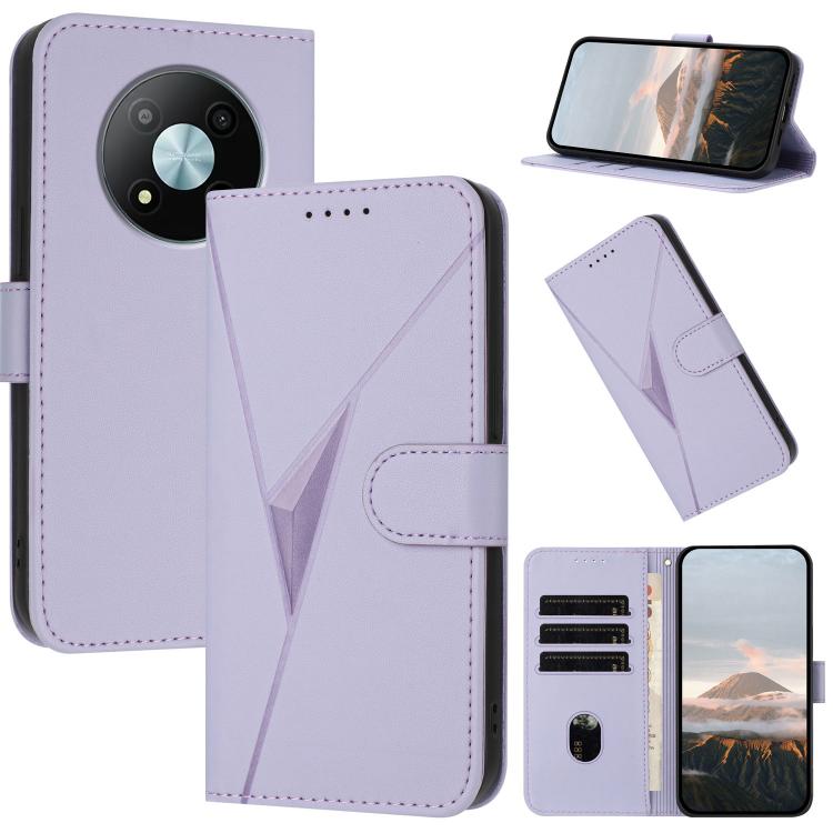 Triangle Pattern Buckle Clasp Leather Phone Case, For ZTE Kantan Sumaho 4 A402ZT, For ZTE Voyage 40, For ZTE Fresh 50, For ZTE Voyage 41 5G, For ZTE Blade A35e 4G, For ZTE Blade A35e Brazil, For ZTE Blade A35e Global, For ZTE nubia Music 2             ...