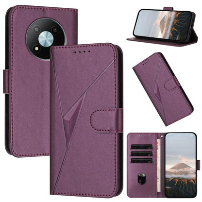 Triangle Pattern Buckle Clasp Leather Phone Case, For ZTE Kantan Sumaho 4 A402ZT, For ZTE Voyage 40, For ZTE Fresh 50, For ZTE Voyage 41 5G, For ZTE Blade A35e 4G, For ZTE Blade A35e Brazil, For ZTE Blade A35e Global, For ZTE nubia Music 2             ...