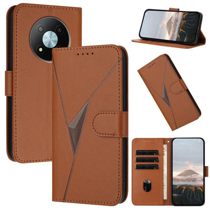 Triangle Pattern Buckle Clasp Leather Phone Case, For ZTE Kantan Sumaho 4 A402ZT, For ZTE Voyage 40, For ZTE Fresh 50, For ZTE Voyage 41 5G, For ZTE Blade A35e 4G, For ZTE Blade A35e Brazil, For ZTE Blade A35e Global, For ZTE nubia Music 2             ...