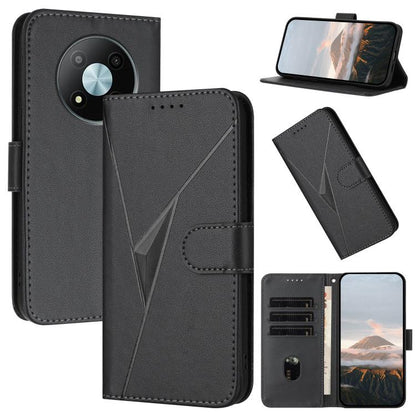 Triangle Pattern Buckle Clasp Leather Phone Case, For ZTE Kantan Sumaho 4 A402ZT, For ZTE Voyage 40, For ZTE Fresh 50, For ZTE Voyage 41 5G, For ZTE Blade A35e 4G, For ZTE Blade A35e Brazil, For ZTE Blade A35e Global, For ZTE nubia Music 2             ...