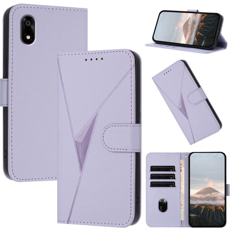 Triangle Pattern Buckle Clasp Leather Phone Case, For ZTE Kantan Sumaho 4 A402ZT, For ZTE Voyage 40, For ZTE Fresh 50, For ZTE Voyage 41 5G, For ZTE Blade A35e 4G, For ZTE Blade A35e Brazil, For ZTE Blade A35e Global, For ZTE nubia Music 2             ...
