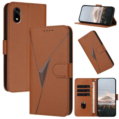 Triangle Pattern Buckle Clasp Leather Phone Case, For ZTE Kantan Sumaho 4 A402ZT, For ZTE Voyage 40, For ZTE Fresh 50, For ZTE Voyage 41 5G, For ZTE Blade A35e 4G, For ZTE Blade A35e Brazil, For ZTE Blade A35e Global, For ZTE nubia Music 2             ...