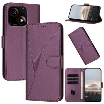 Triangle Pattern Buckle Clasp Leather Phone Case, For ZTE Kantan Sumaho 4 A402ZT, For ZTE Voyage 40, For ZTE Fresh 50, For ZTE Voyage 41 5G, For ZTE Blade A35e 4G, For ZTE Blade A35e Brazil, For ZTE Blade A35e Global, For ZTE nubia Music 2             ...
