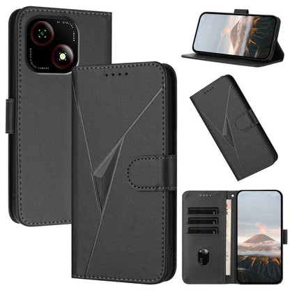 Triangle Pattern Buckle Clasp Leather Phone Case, For ZTE Kantan Sumaho 4 A402ZT, For ZTE Voyage 40, For ZTE Fresh 50, For ZTE Voyage 41 5G, For ZTE Blade A35e 4G, For ZTE Blade A35e Brazil, For ZTE Blade A35e Global, For ZTE nubia Music 2             ...