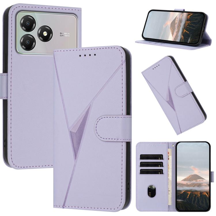 Triangle Pattern Buckle Clasp Leather Phone Case, For ZTE nubia Air Pro 5G, For ZTE nubia Neo 5 Pro 5G, For ZTE nubia Neo 5 5G, For ZTE nubia Neo 5 GT 5G, For ZTE Blade V80 Vita, For ZTE nubia V80 Max, For ZTE Blade A56 Pro, For ZTE Blade A76 5G       ...