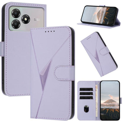 Triangle Pattern Buckle Clasp Leather Phone Case, For ZTE nubia Air Pro 5G, For ZTE nubia Neo 5 Pro 5G, For ZTE nubia Neo 5 5G, For ZTE nubia Neo 5 GT 5G, For ZTE Blade V80 Vita, For ZTE nubia V80 Max, For ZTE Blade A56 Pro, For ZTE Blade A76 5G       ...