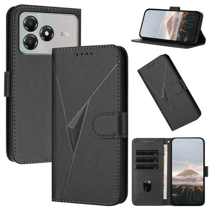 Triangle Pattern Buckle Clasp Leather Phone Case, For ZTE nubia Air Pro 5G, For ZTE nubia Neo 5 Pro 5G, For ZTE nubia Neo 5 5G, For ZTE nubia Neo 5 GT 5G, For ZTE Blade V80 Vita, For ZTE nubia V80 Max, For ZTE Blade A56 Pro, For ZTE Blade A76 5G       ...