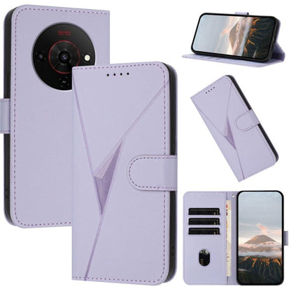Triangle Pattern Buckle Clasp Leather Phone Case, For ZTE nubia Air Pro 5G, For ZTE nubia Neo 5 Pro 5G, For ZTE nubia Neo 5 5G, For ZTE nubia Neo 5 GT 5G, For ZTE Blade V80 Vita, For ZTE nubia V80 Max, For ZTE Blade A56 Pro, For ZTE Blade A76 5G       ...