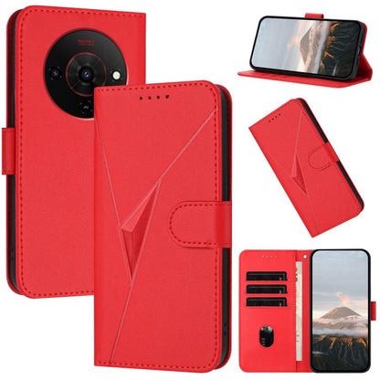 Triangle Pattern Buckle Clasp Leather Phone Case, For ZTE nubia Air Pro 5G, For ZTE nubia Neo 5 Pro 5G, For ZTE nubia Neo 5 5G, For ZTE nubia Neo 5 GT 5G, For ZTE Blade V80 Vita, For ZTE nubia V80 Max, For ZTE Blade A56 Pro, For ZTE Blade A76 5G       ...